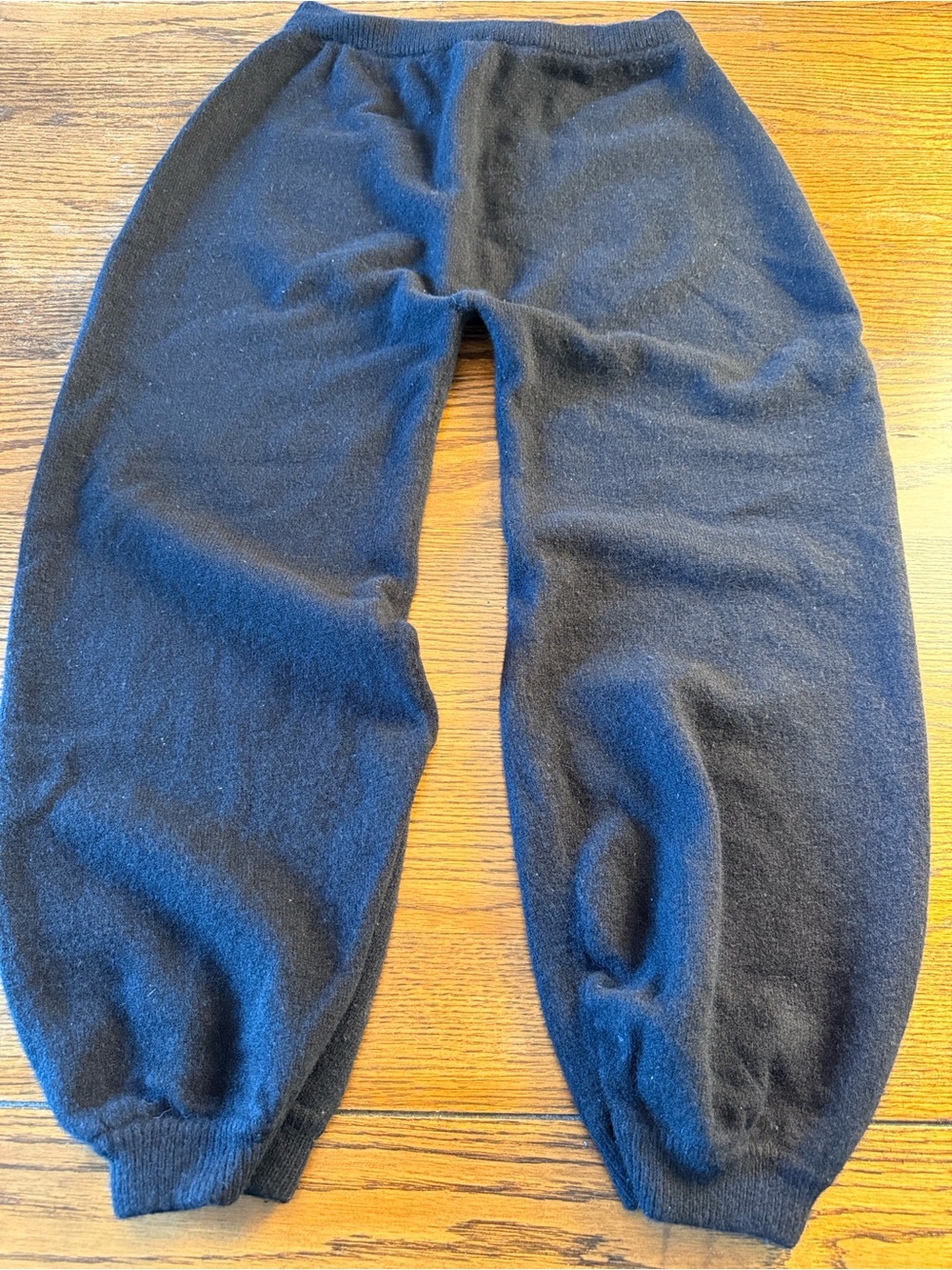 L.F. Markey Yuri Black 100% Wool Jogger Lounge Pants US 6